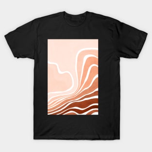 Warm abstract desert landscape T-Shirt